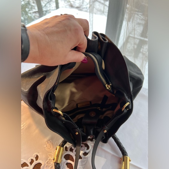 Michael Kors Colection Skorpios hobo amazing black bag. Unique. Beautiful design - Picture 11 of 15